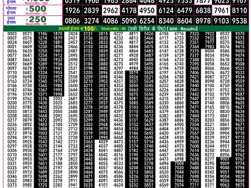 Rajshree 50 Ravi Weekly lottery 07.30PM 01.02.2026