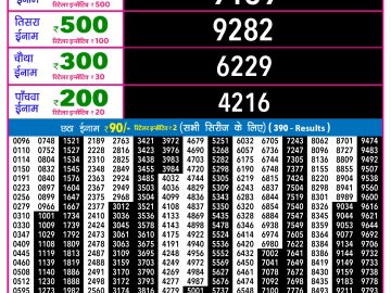 Rajshree 30 Shani Weekly lottery 09.00PM 28.02.2026