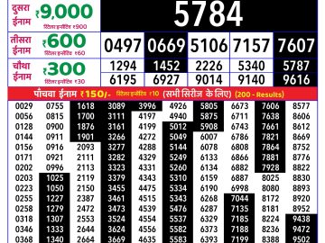 Rajshree Wednesday Weekly lottery 08.00PM 27.05.2026