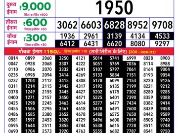 Rajshree Lily lottery 04:00 PM 20.05.2026