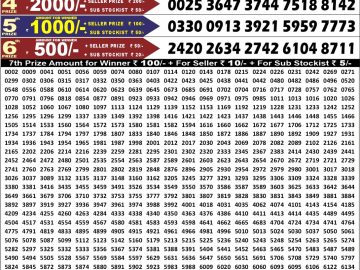 Dear 50 lottery Result 01.06.2026 6:30PM