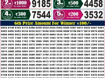 Labh laxmi Lottery Result 4PM 08.06.2026