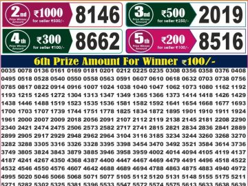 Labh laxmi Lottery Result 4PM 22.06.2026