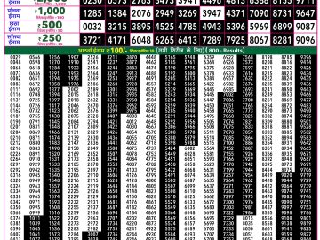 Rajshree 50 Shani Weekly lottery 07.30PM 11.07.2026
