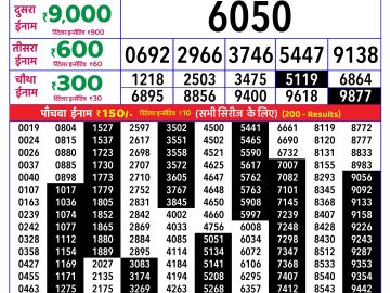 Rajshree Tuesday Weekly lottery 08.00PM 21.07.2026