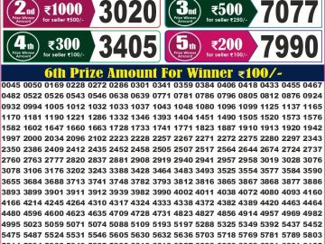 Labh laxmi Lottery Result 4PM 08.07.2026