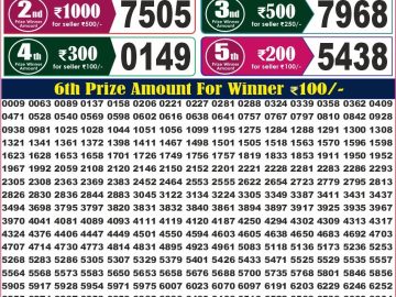 Labh laxmi Lottery Result 4PM 09.07.2026