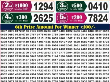 Labh laxmi Lottery Result 4PM 17.07.2026