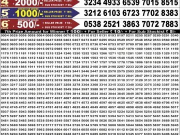 Dear 50 lottery Result 02.08.2026 6:30PM