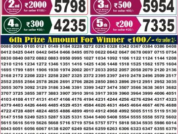 Labh laxmi Lottery Result 4PM 07.08.2026