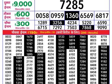 Rajshree Monday Weekly lottery 08.00PM 17.08.2026