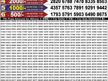 Dear 50 lottery Result 24.08.2026 6:30PM