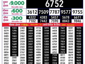Rajshree Saturday Weekly lottery 08.00PM 29.08.2026