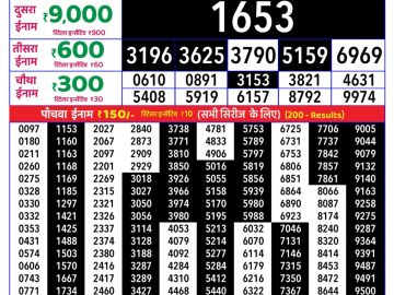 Rajshree Friday Weekly lottery 08.00PM 21.08.2026