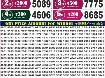 Labh laxmi Lottery Result 4PM 07.09.2026