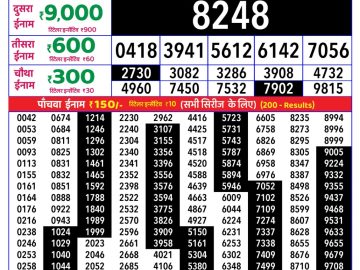 Rajshree Thursday Weekly lottery 08.00PM 17.09.2026