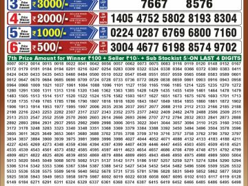 Dear 50 lottery Result 18.09.2026 6:30PM