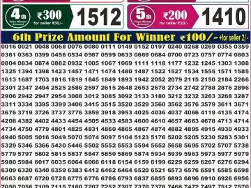 Labh laxmi Lottery Result 4PM 25.09.2026