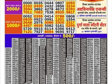 Golden Star 250 Monthly lottery 06.30PM 27.10.2026