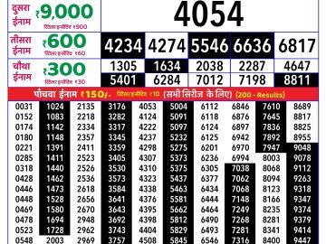 Rajshree Thursday Weekly lottery 08.00PM 01.10.2026