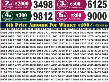 Labh laxmi Lottery Result 4PM 01.10.2026