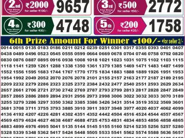 Labh laxmi Lottery Result 4PM 03.10.2026