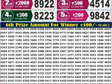 Labh laxmi Lottery Result 4PM 06.10.2026