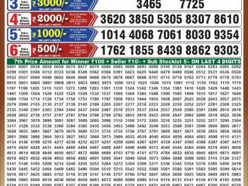 Dear 50 lottery Result 23.10.2026 6:30PM