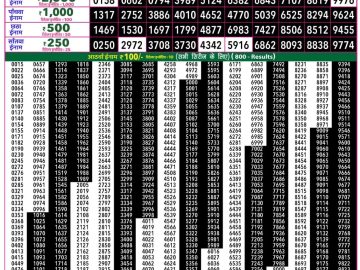 Rajshree Saturday Weekly lottery 08.00PM 24.10.2026
