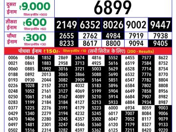 Rajshree Thursday Weekly lottery 08.00PM 29.10.2026